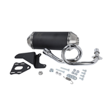TurboKit Uitlaat Piaggio Zip IGET 4T 3V Euro 5 Chroom