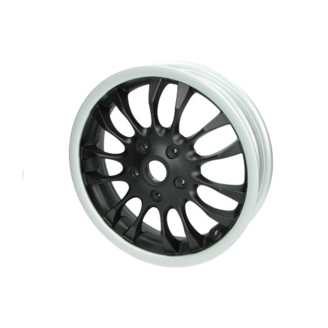 Voorvelg Vespa Sprint Origineel Mat Zwart Met Zilvere Rand