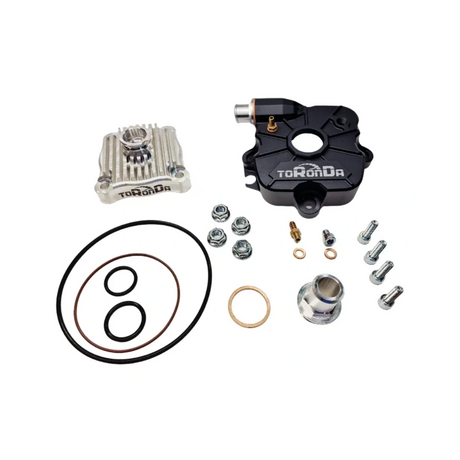 Toronda Cnc Cilinderkopset 52Mm Zwart Piaggio / Gilera 125-180Cc Cilinder Kop
