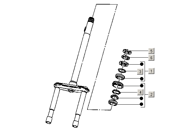 Gilera ICE 50 2T E2 2002-2005 – Balhoofdlagerset