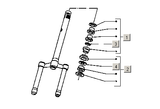 Gilera Stalker 50 2T E1 1998-2005 – Balhoofdlagerset