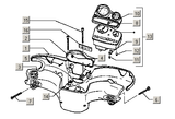Gilera Stalker 50 2T E1 1998-2005 – Kilometerteller Stuurkap