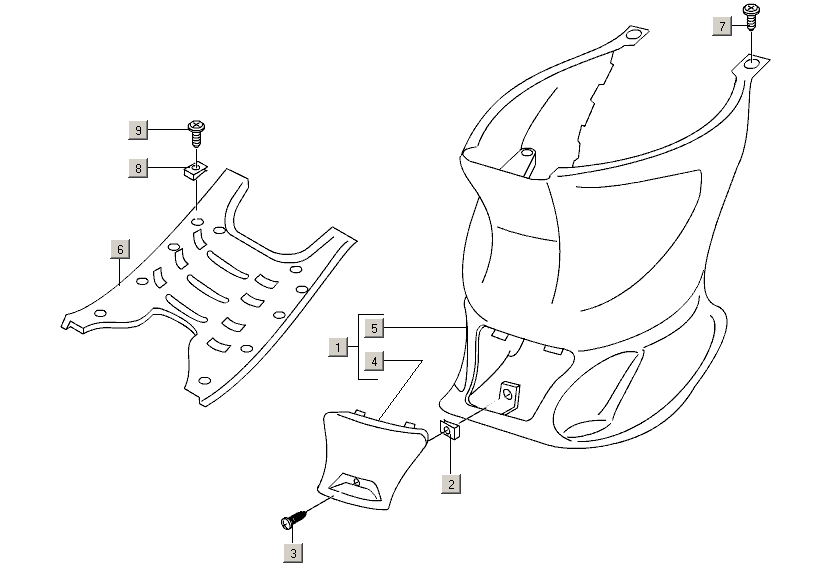 Gilera Stalker 50 2T E2 2005-2006 – Treeplank