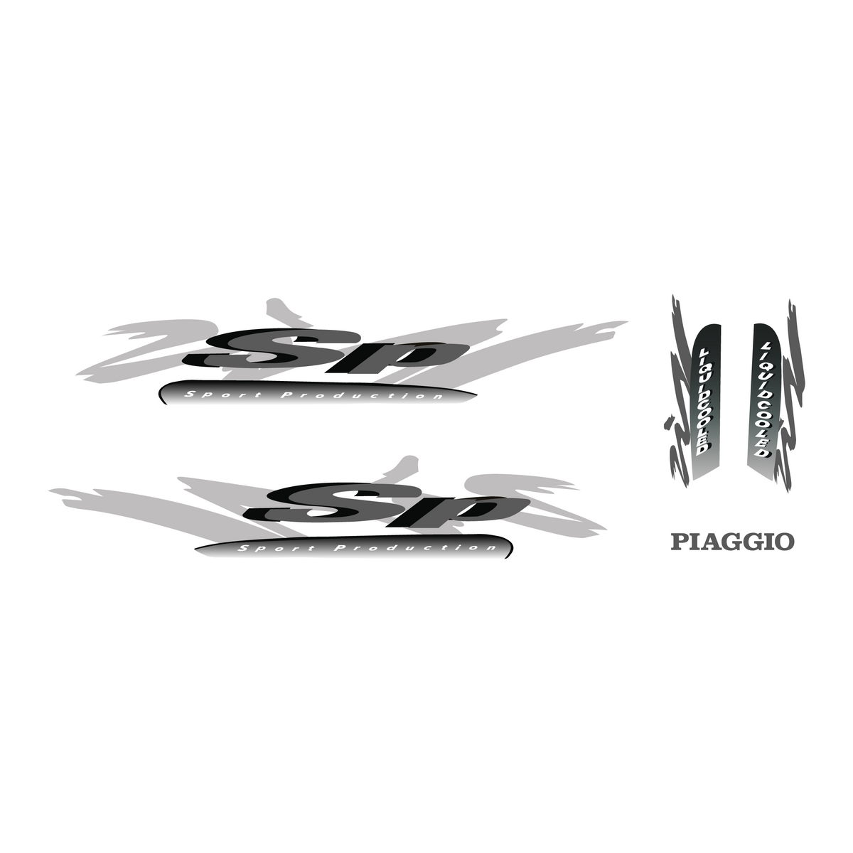 Aufkleberset Piaggio Zip SP98 Originalmodell