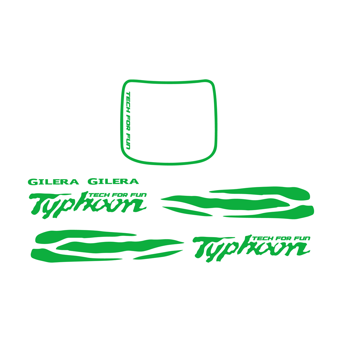 Adesivi Waves per Piaggio / Gilera Typhoon