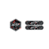 Forged Carbon Front Hood Logo + Reflector Zip Bundle