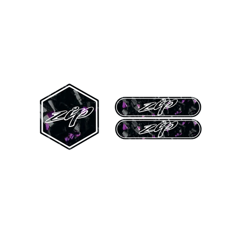 Forged Carbon Voorkap Logo + Reflector Zip Bundel