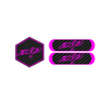 Carbon Zip Front Hood Logo + Reflector Bundle
