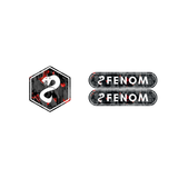 Fenom Forged Carbon Voorkap Logo + Reflector