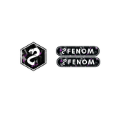 Fenom Forged Carbon Voorkap Logo + Reflector
