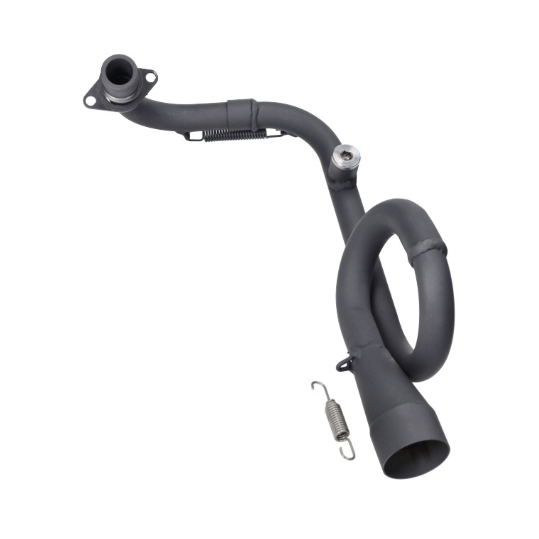 Exhaust bend Turbokit Black - Piaggio 4T 2V