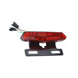 Fanale posteriore LED 1x4 - Spina 1x2 Poli H5C + Frecce V8 / V20 Fatbike