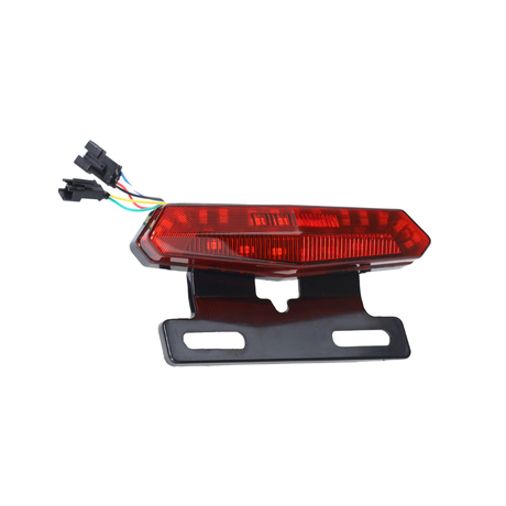 Feu arrière LED 1x4 - 1x2 Pôles Fiche H5C + Clignotants V8 / V20 Fatbike