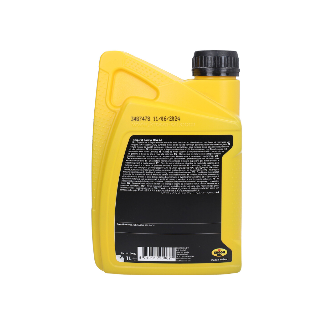 Kroon 10W60 Motorolie Emperol Racing 1L Piaggio iGet