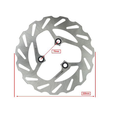 Polini Wave Bremsscheibe MBK Booster 220MM 3-Loch 175.0058