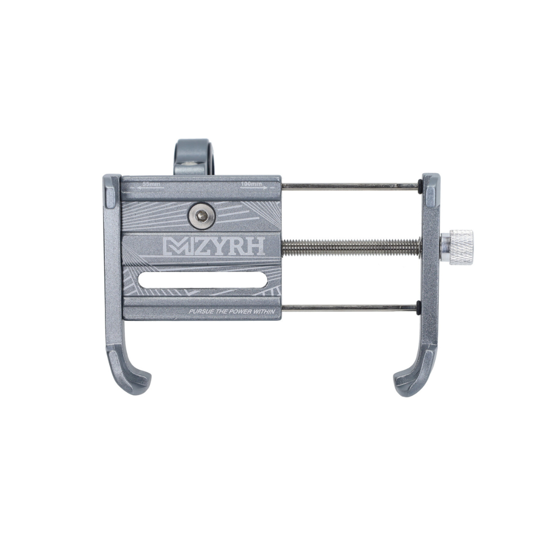 Porta Cellulare Regolabile Alluminio Grigio Scooter/Fatbike