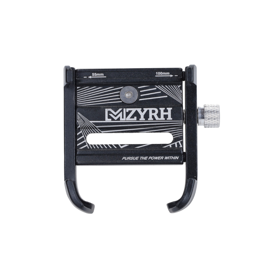 Telefoonhouder Verstelbaar Aluminium Zwart Scooter/Fatbike