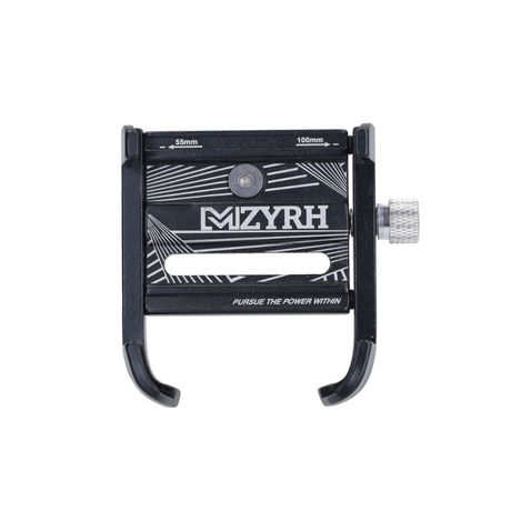 Telefoonhouder Verstelbaar Aluminium Zwart Scooter/Fatbike