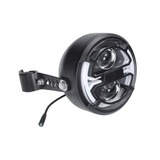 Scheinwerfer original LED mit eingebauten Blinkern + Montagesatz 5-poliger Stecker V8 Fatbike