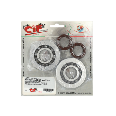 Roulements avec jeu de joints CIF Runner/Skipper/Typhoon/Hex 125-180cc 