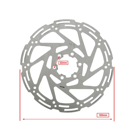 Disque de frein 6 trous 160x2.3MM V8 / V20 Fatbike