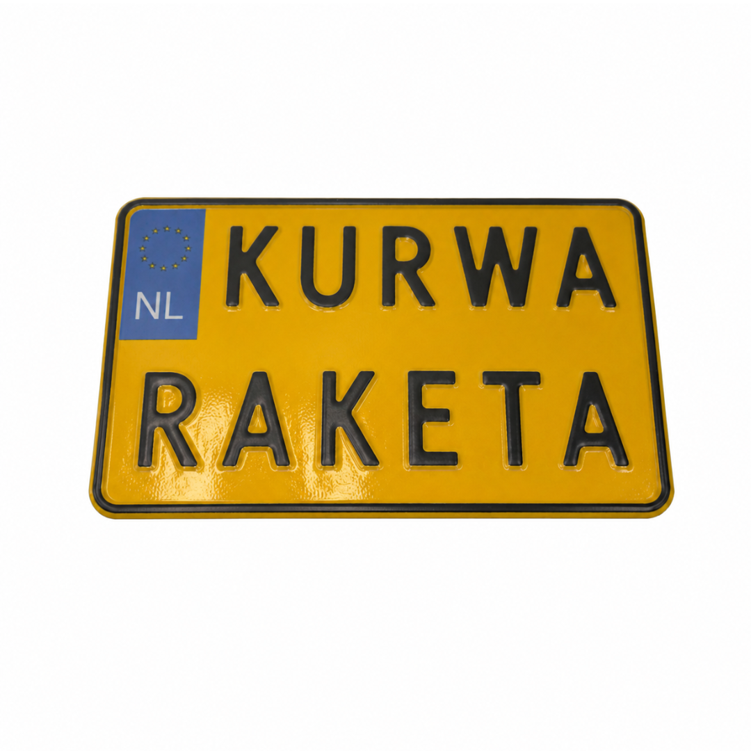 Nederlandse Motorplaat Kurwa Raketa