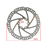 Remschijf Hydraulisch 6-Gaats Versie 160MM Fatbike