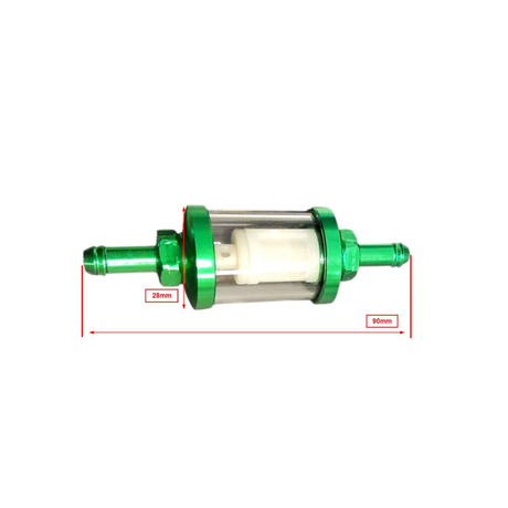 Benzinefilter Groen 101 Octane 7MM