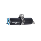 Nademper Zwart BGM Uitlaat 60x200x18MM Midrace