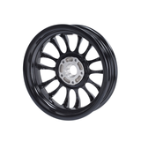 Vordere Felge glänzend schwarz Vespa Sprint