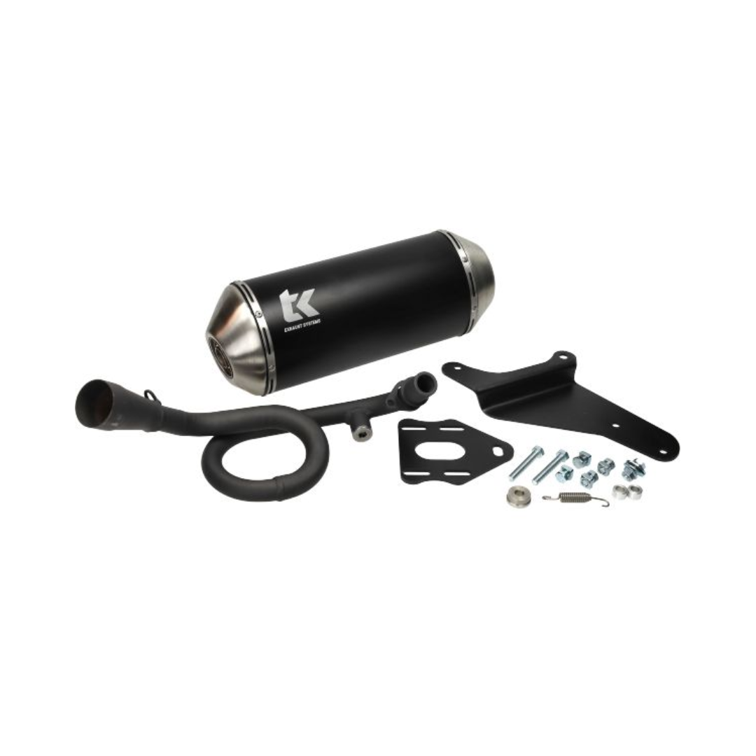 Turbokit Exhaust Black Piaggio Zip Liberty Iget 4T 3V Euro