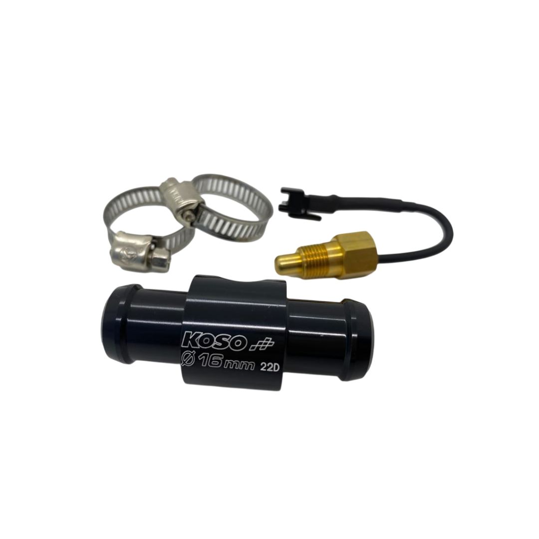 Temperature sensor 16mm adapter Koso (between the KVS hose)