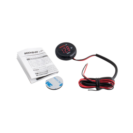 Voltmeter Koso 7-19.9 Volt Red