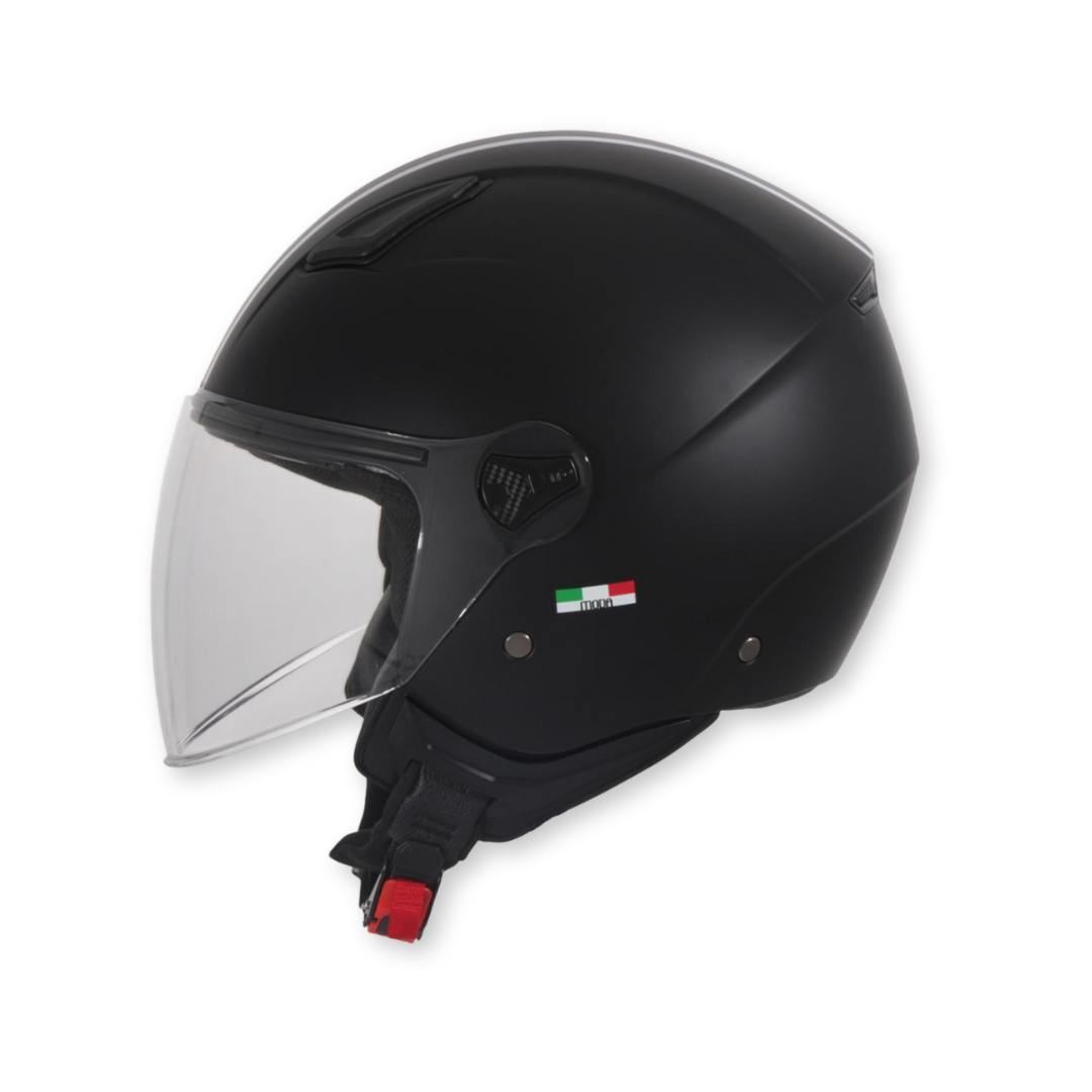 Children's helmet Vito Jet Moda Bambino Mat Black