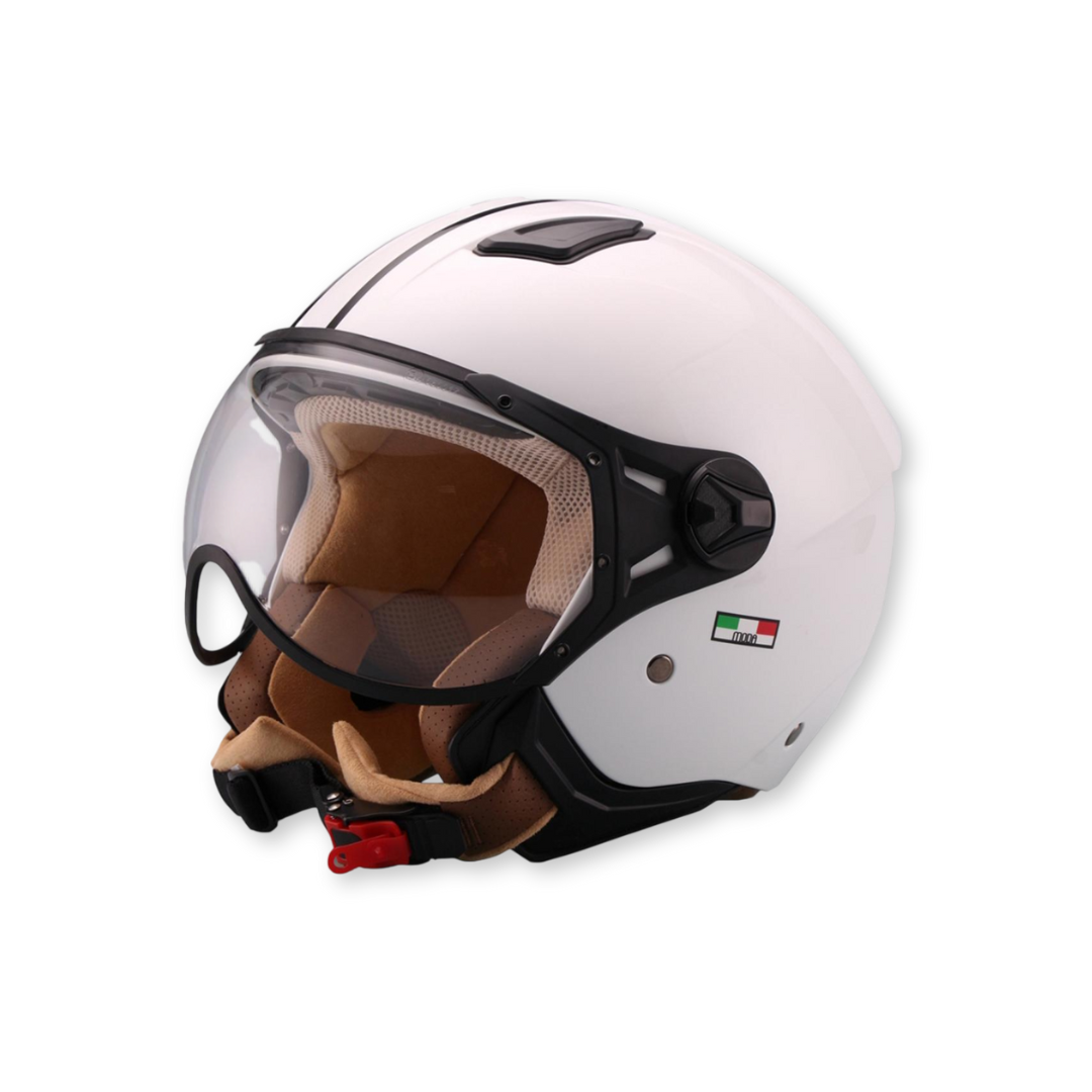 Casque vito moda gloss blanc