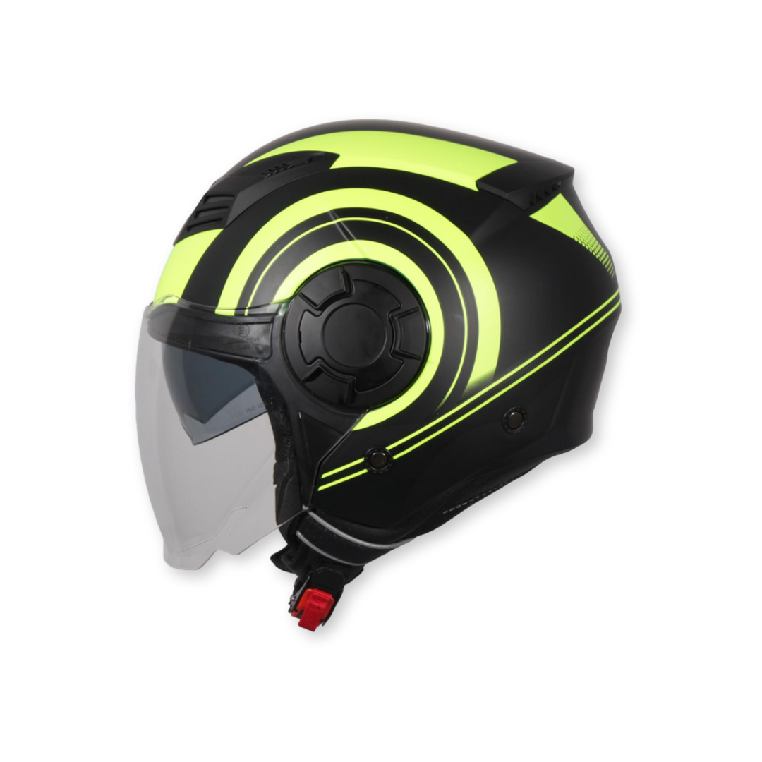 Helm Vito Isola Mat Zwart / Fluor