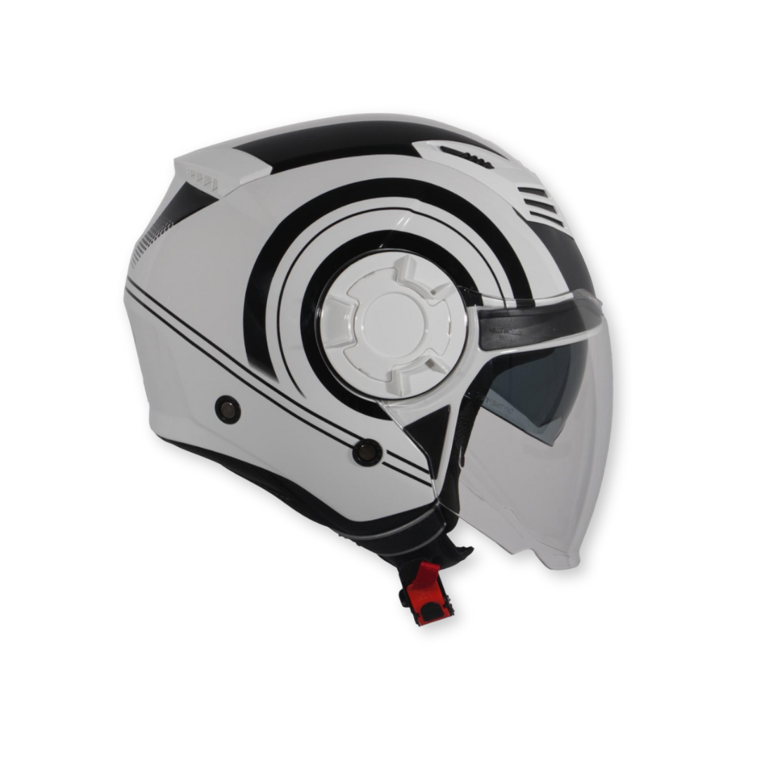 Helm Vito Isola Glans Wit / Zwart