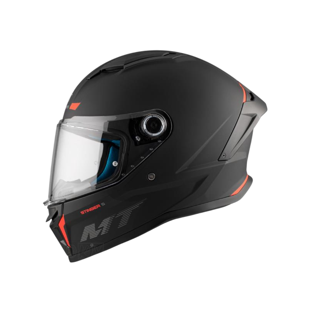 Helmet mt stinger 2 solid matt black