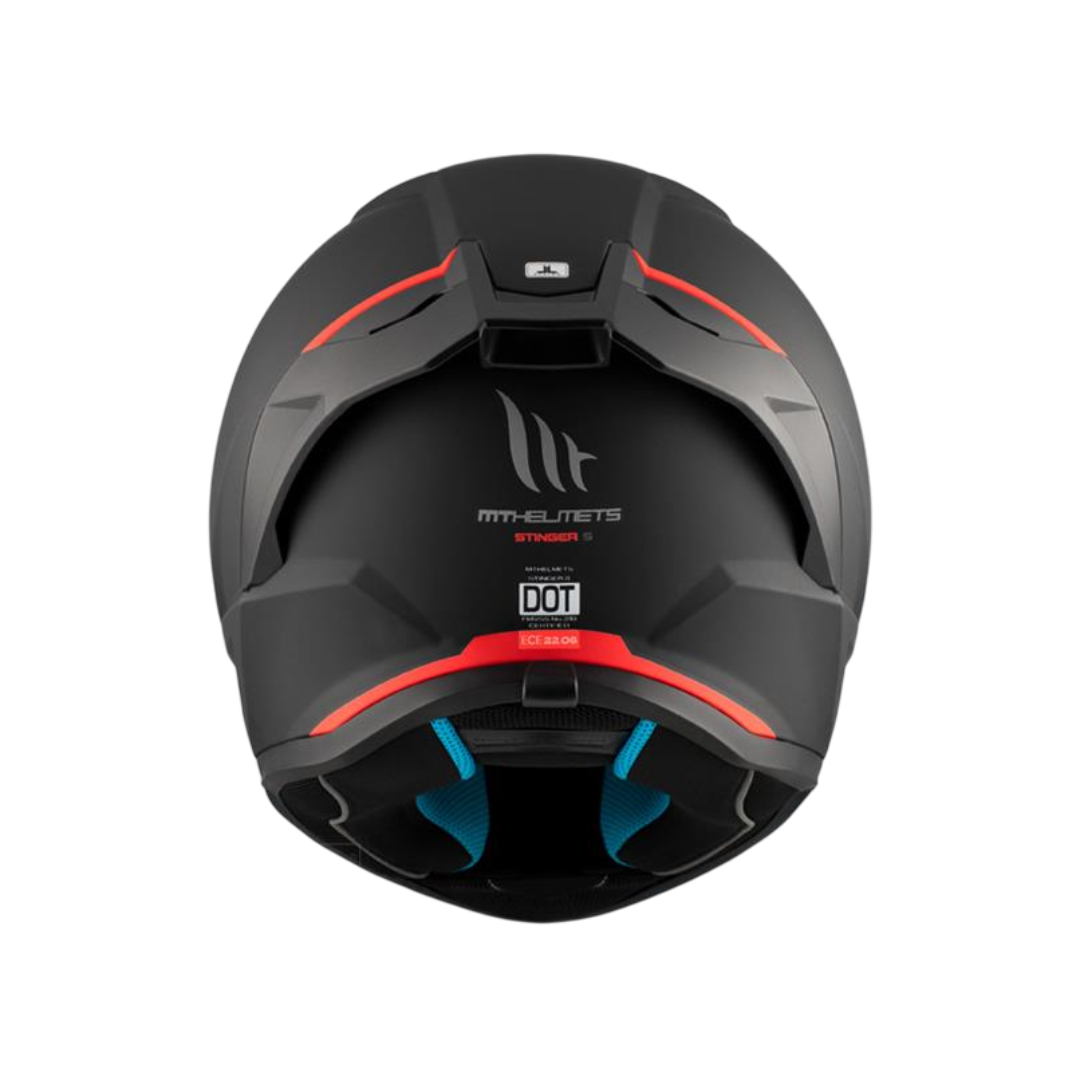 Helmet mt stinger 2 solid matt black