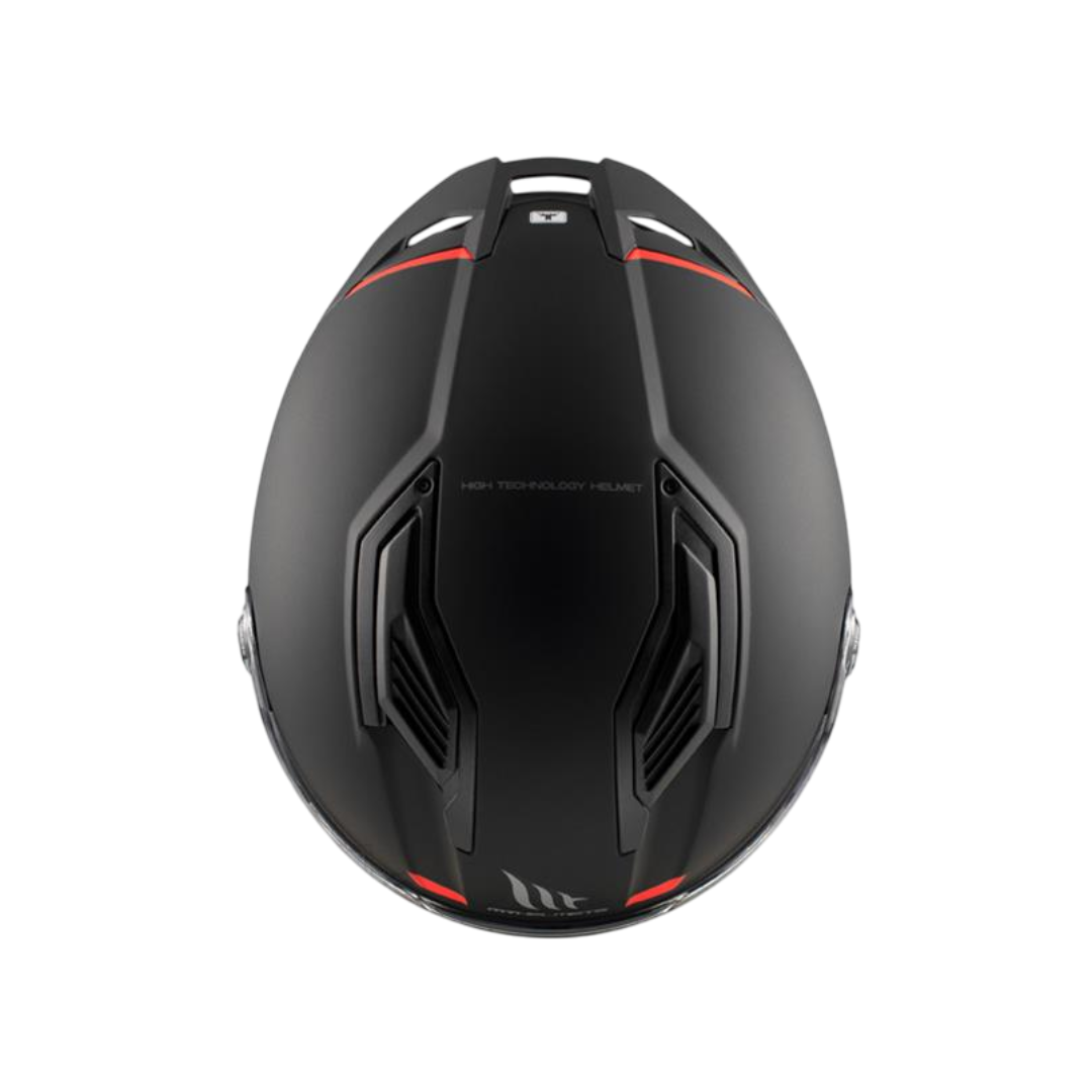 Helm MT Stinger 2 Solid Mat Zwart