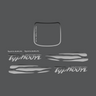 Set d'autocollants Waves Piaggio / Gilera Typhoon