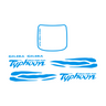 Set d'autocollants Waves Piaggio / Gilera Typhoon