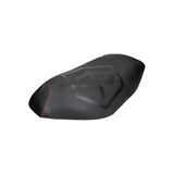 Saddle cover Piaggio Logo Xtreme custom black/red