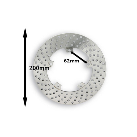 Remschijf Malossi 200Mm Zip Sp/Vespa Sprint