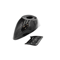 Capuchon de garde-boue avant / amortisseur en carbone Piaggio Zip SP