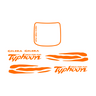 Set d'autocollants Waves Piaggio / Gilera Typhoon