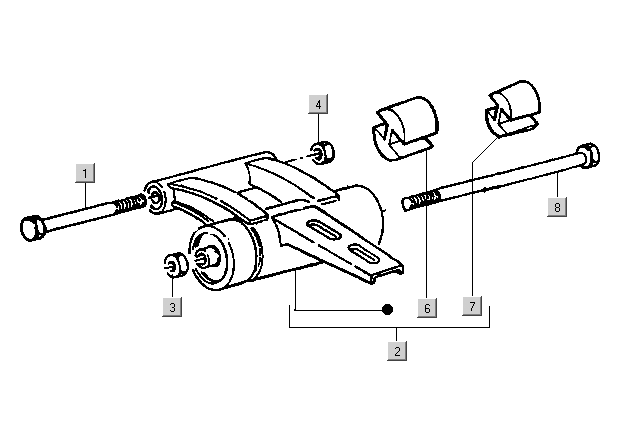 Gilera DNA 50 2T E1 2000-2001  - Subframe