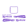 Set d'autocollants Waves Piaggio / Gilera Typhoon