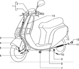 Piaggio Skipper 125 – Bowdenkabels
