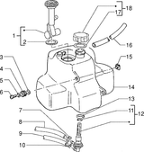 Piaggio Skipper 125 – Brandstoftank
